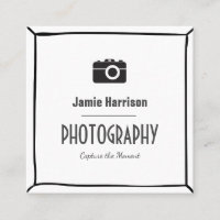 Elegant Minimalist Camera Icon Photography