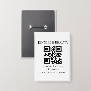 elegant minimalist chic qr code small business