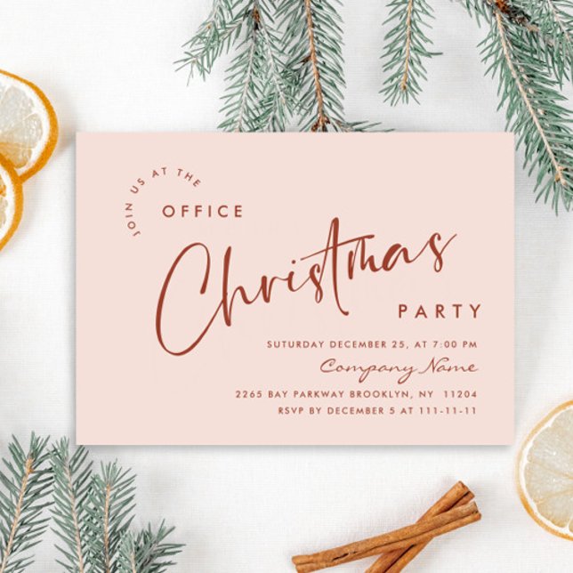 Elegant Minimalist Christmas Holiday Party Invitation (Creator Uploaded)