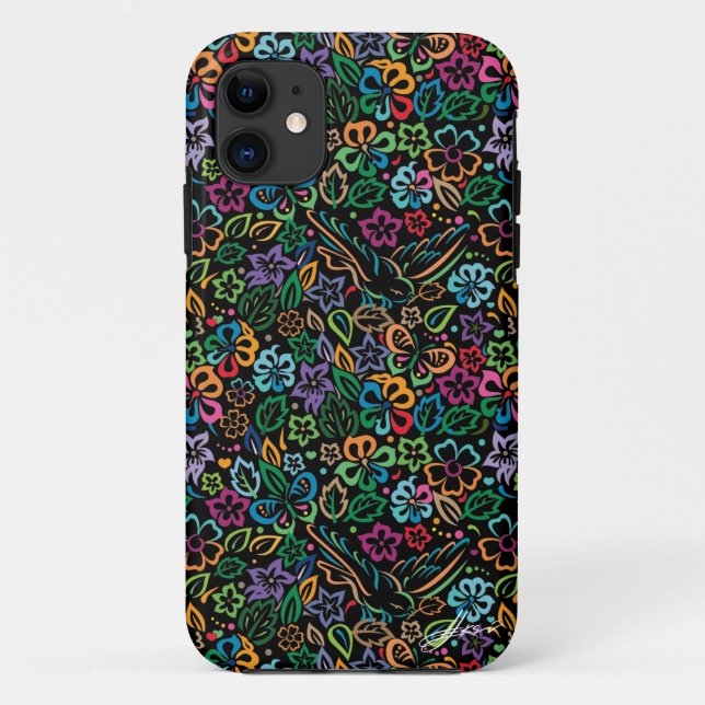 Elegant Minimalist Colour of Life design Case-Mate iPhone Case (Back)