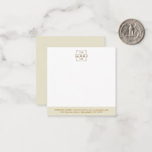 Elegant Minimalist Company Business Logo Branded Card