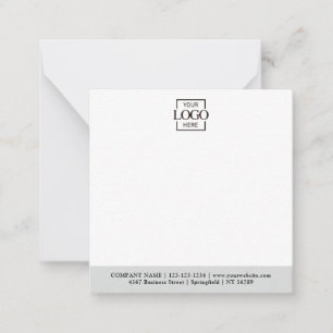 Elegant Minimalist Company Business Logo Branded Card