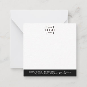 Elegant Minimalist Company Business Logo Branded Card