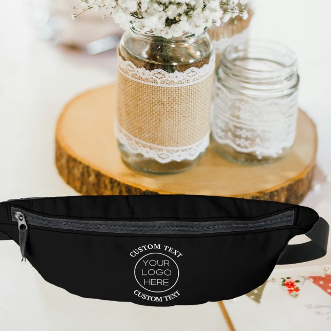 Elegant Minimalist Custom Business Logo | Black Bum Bags (Creator Uploaded)