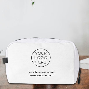 Elegant Minimalist Custom Business Logo Dopp Kit