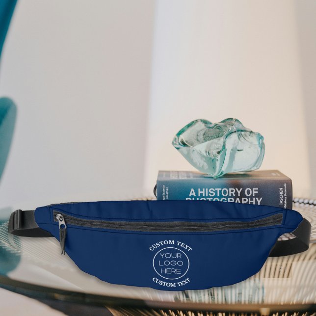 Elegant Minimalist Custom Business Logo | Navy Bum Bags (Creator Uploaded)