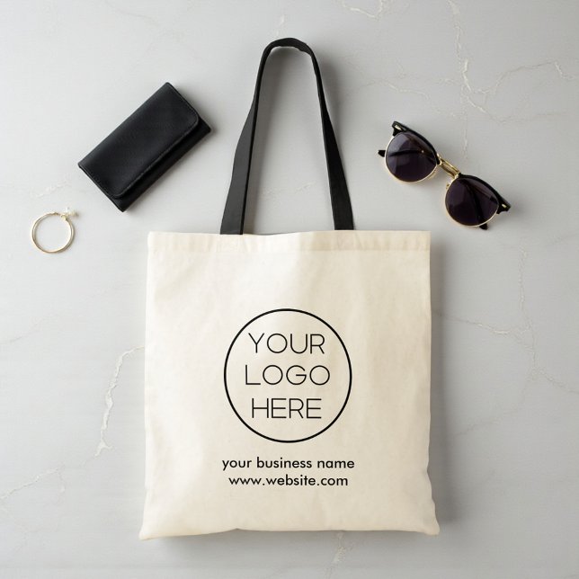 Elegant Minimalist Custom Business Logo  Tote Bag (Creator Uploaded)
