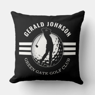 Elegant Minimalist Golfer Design Cushion