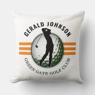 Elegant Minimalist Golfer Design Cushion