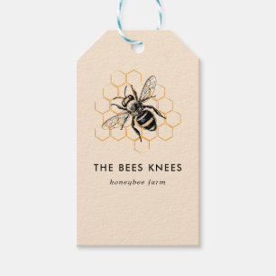 Elegant & Minimalist Honey Beekeeper Gift Tags