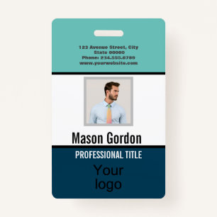 Elegant, minimalist ID badge