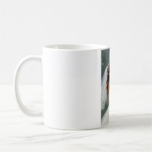 Elegant Minimalist Just Married Couple Art Coffee Mug