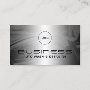 Elegant minimalist modern automotive  business car card