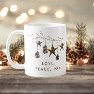 Elegant Minimalist Modern Christmas Holiday Coffee Mug