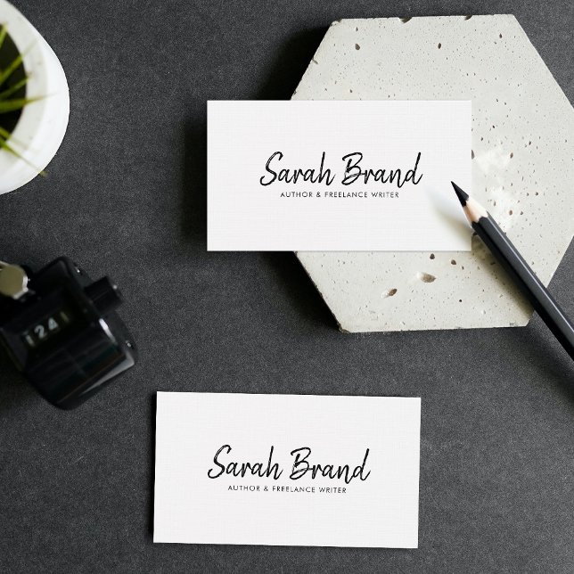 Elegant Minimalist Modern Professional Business Card (Creator Uploaded)