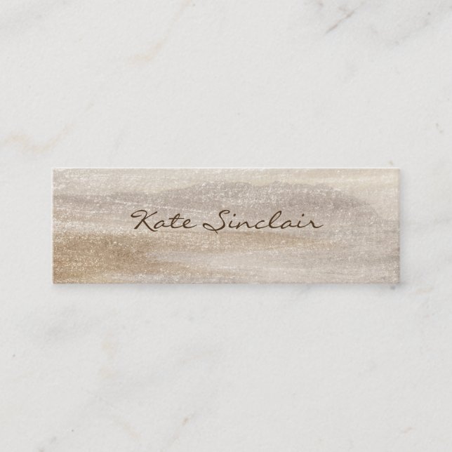 Elegant Minimalist Modern Stylish Mini Mini Business Card (Front)