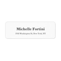 Elegant Minimalist Plain Modern Stylish