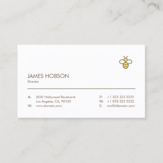 Elegant Minimalist Professional Business Card