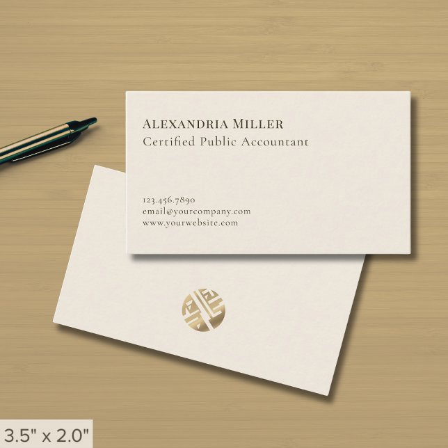Elegant Minimalist Professional Business Card (Creator Uploaded)