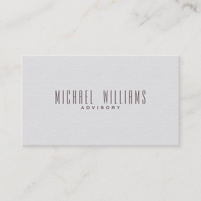 ELEGANT MINIMALIST PROFESSIONAL SIMPLE TARGET BUSINESS CARD (Front)