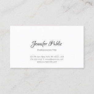 Elegant Minimalist Professional Template Modern Business Card