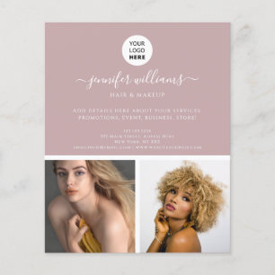 Elegant Minimalist Promotional Pink Modern Flyer