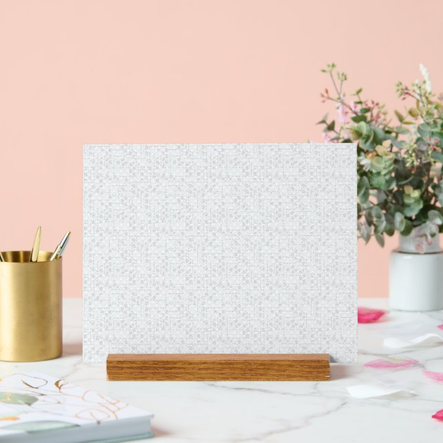 Elegant Minimalist School Pattern Acrylic Sign (Wedding)