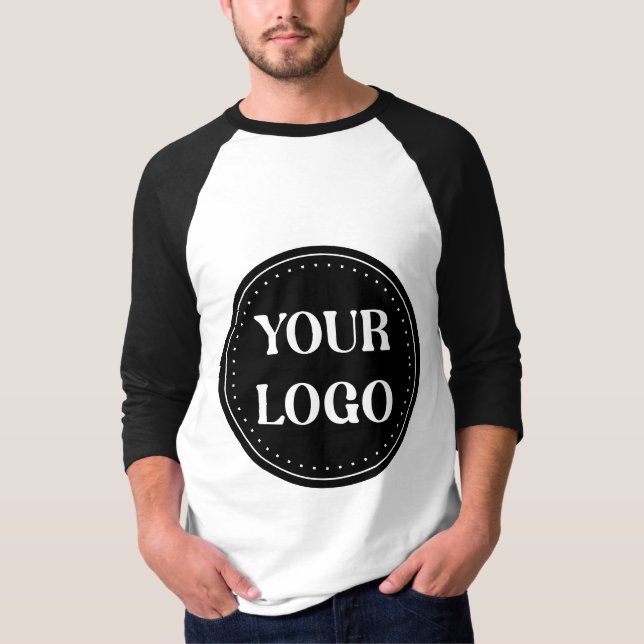 Elegant, Minimalist & Sleek Black QR Code Logo  T-Shirt (Front)