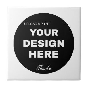 Elegant, Minimalist & Sleek Black QR Code Logo Tile