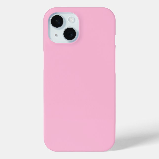 Elegant Minimalist Solid Colour Pale Rose Baby Pin Case-Mate iPhone Case (Back)