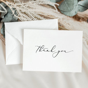 Elegant Minimalist Thank You Cards