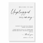 Elegant Minimalist Unplugged Wedding Ceremony