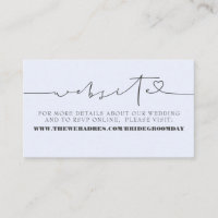 Elegant Minimalist Wedding Dusty Blue Website