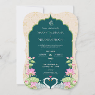 Elegant Minimalist Wedding Invitation