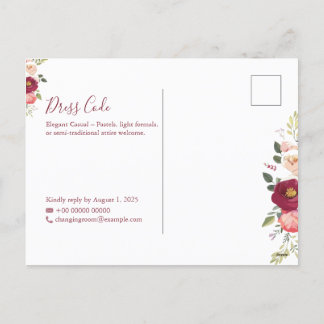Elegant Minimalist Wedding Invitation Template