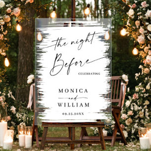 Elegant Minimalist WELCOME Rehearsal Dinner Acrylic Sign