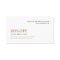 Elegant Minimalist White Faux Gold Coupon Beauty