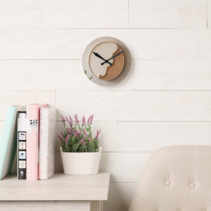 Elegant Minimalist Yin Yang Wall Clock Decor