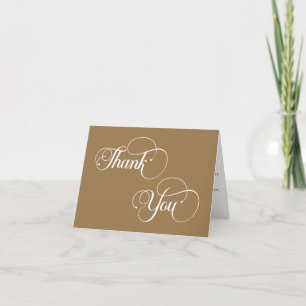 Elegant Minimalistic Islamic Wedding Thank You Card