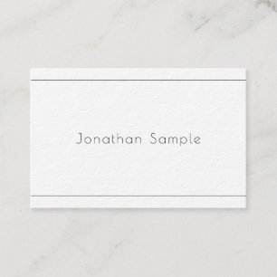 Elegant Minimalistic Modern Professional Luxury Business Card