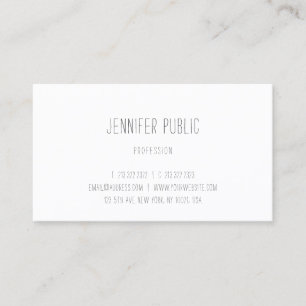 Elegant Minimalistic Template Calligraphy Modern Business Card