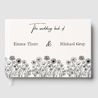 Elegant Minimalistic Wedding Guest book