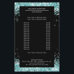 Elegant Mint both sides Flyer<br><div class="desc">An elegant and refined design with a digital image made of silver-lilac glass. Note: The production process does not use a real film,  only the colour is printed thoroughly. Add your data,  logo,  company details and pictures in minutes.</div>