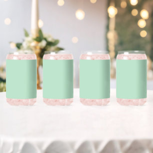 Elegant Mint Green Custom Glass Set