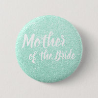 Elegant mint green glitter mother of the bride