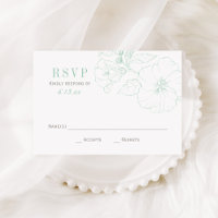 Elegant Mint Hibiscus Flowers Wedding