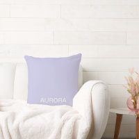 Elegant Misty Lilac Personalised Name -