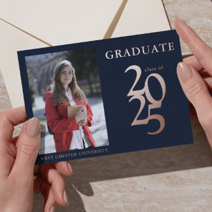 Elegant Modern 2025 Photo Graduation Party