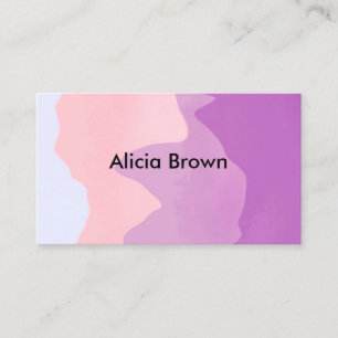 elegant modern abstract art design custom business card