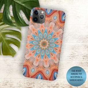 Elegant Modern Abstract Bohemian Mandala Art Case-Mate iPhone Case